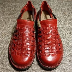 Duck Head Leather Woven Sandals